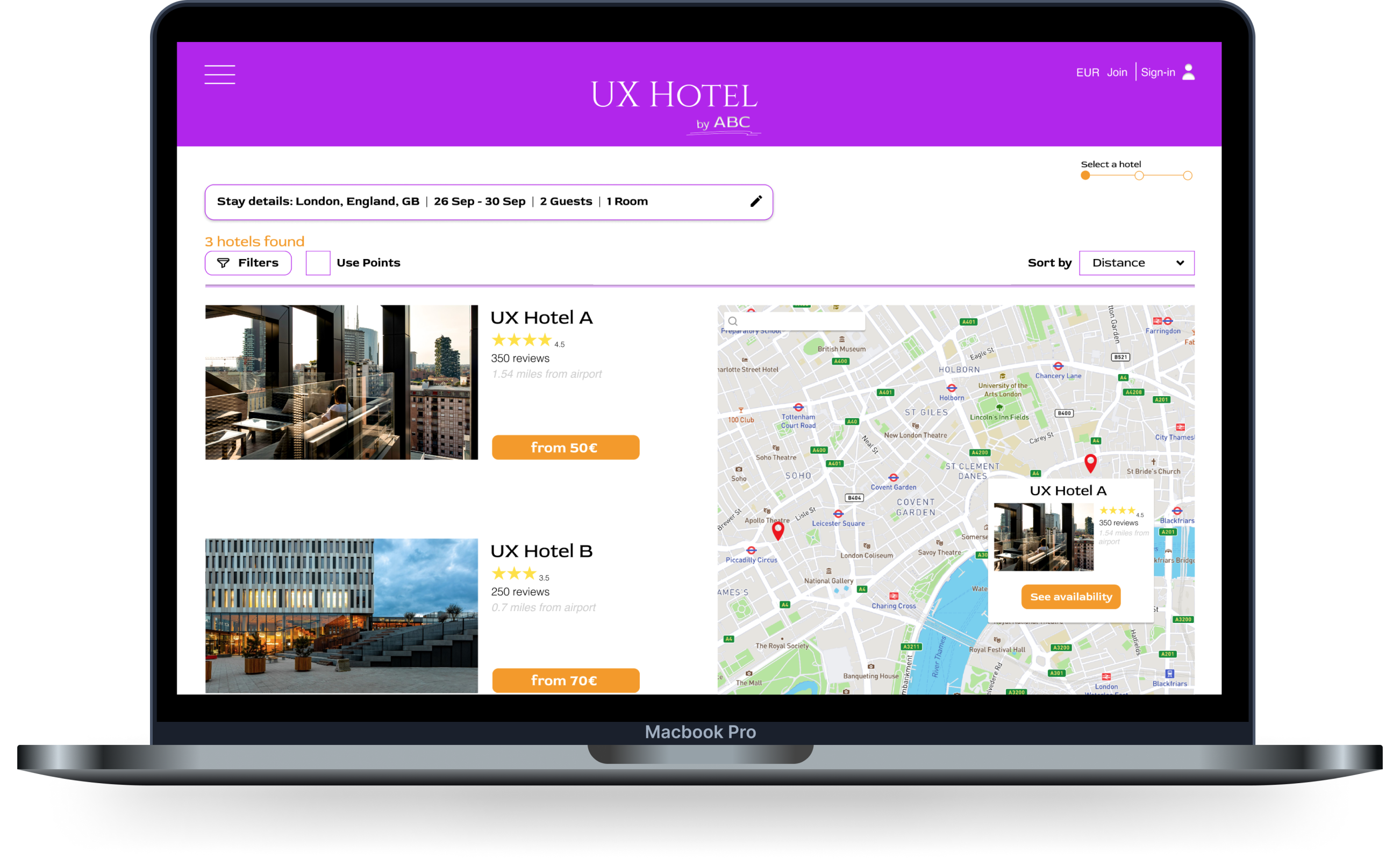 hotel website design